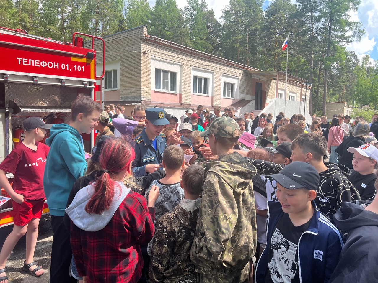 В детском оздоровительном лагере «Лесная сказка» раздался сигнал пожарной  тревоги | Гор.Сайт